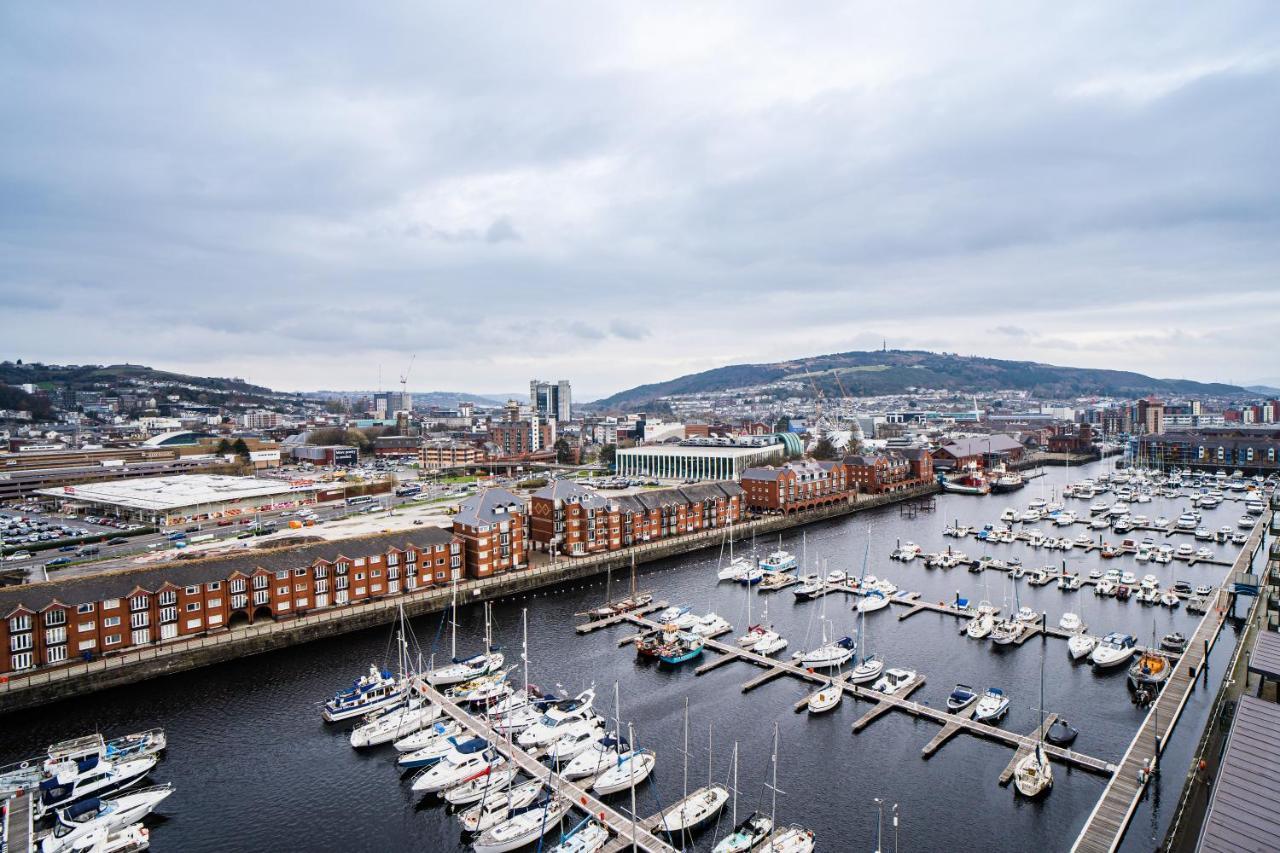 Coastal City Rooms - Waterfront Swansea Zewnętrze zdjęcie